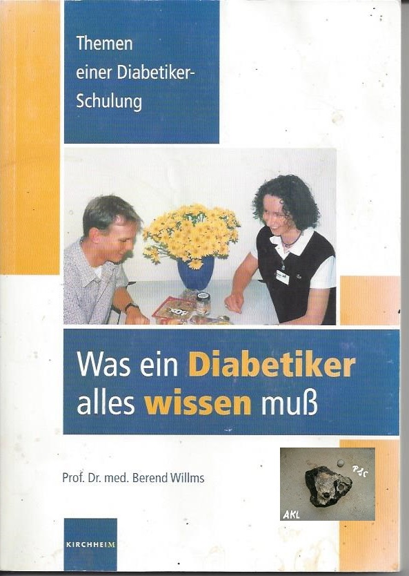 Bild 1 von Was ein Diabetiker alles wissen muß, Dr. Berend Willms