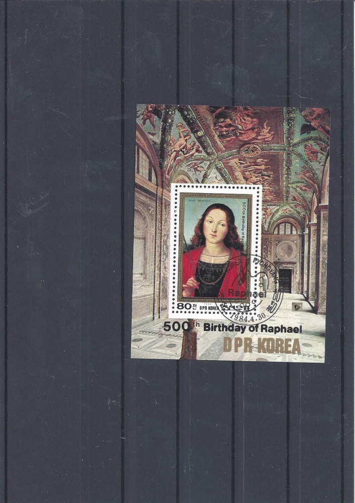 Bild 1 von Briefmarken, Block, 500th Birthday of Raphael, DPR, Korea
