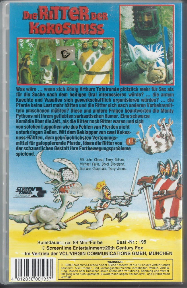 Bild 1 von Die Ritter der Kokosnuss, Der beste Film von Monty Python, VHS