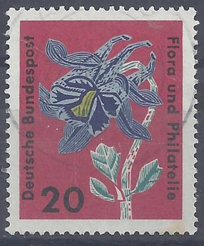 Bild 1 von Mi. Nr. 394, Briefmarkenausstellung Flora Philatelie 20, Jahr 1963, gestempelt