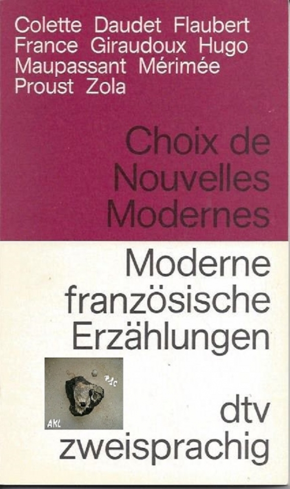 Bild 1 von Moderne französische Erzählungen, französisch deutsch, dtv, weinrot