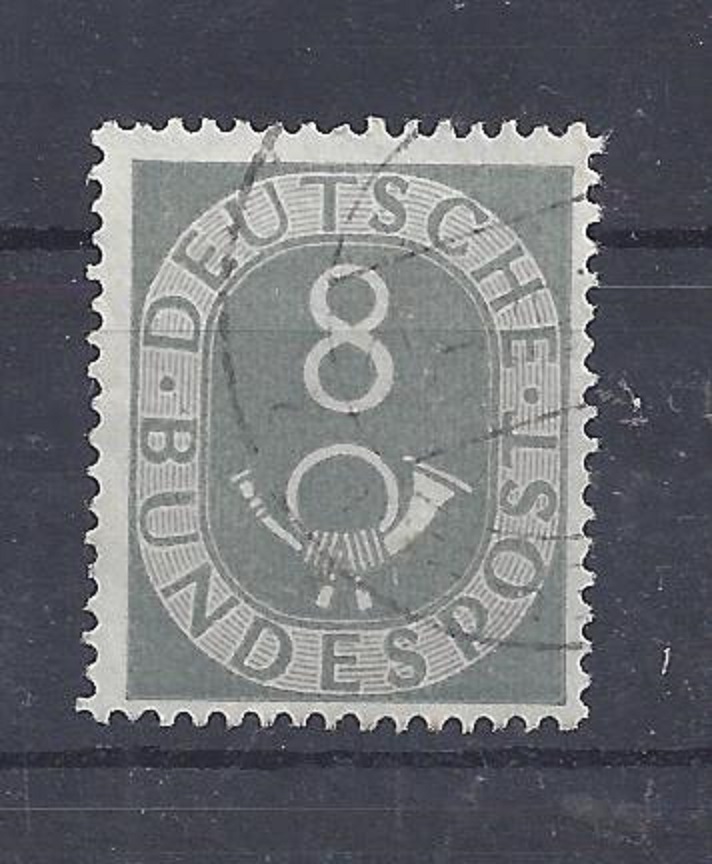 Bild 1 von Mi.Nr. 127, BRD, Bund, Jahr 1951, Posthorn 8, grau