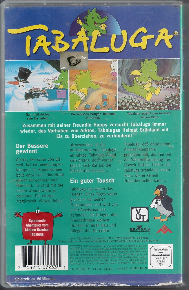 Bild 1 von Tabaluga, der beste gewinnt und Ein guter Tausch, Band 4, VHS