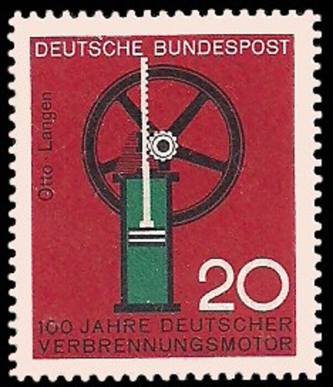 Bild 1 von Mi. Nr. 442, Fortschritt Technik Wissenschaft 20, Jahr 1964, ungestempelt