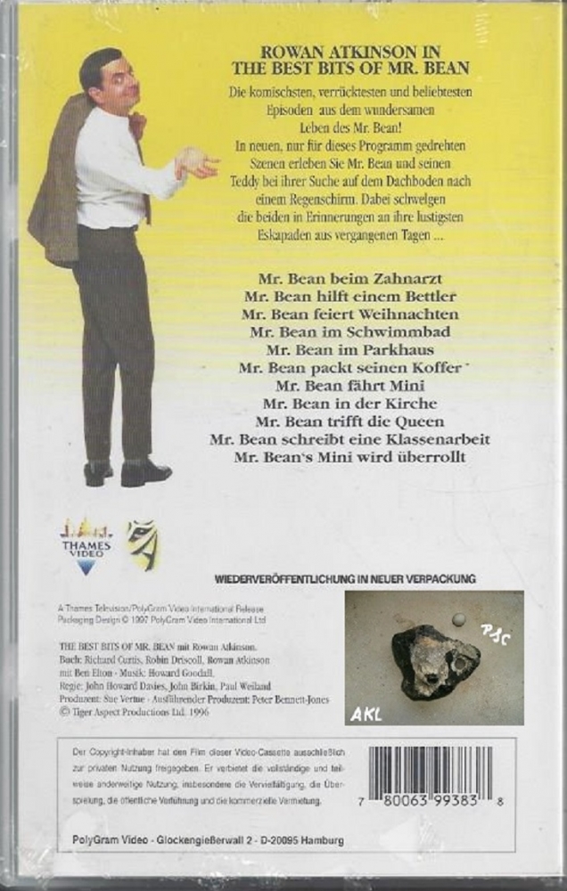 Bild 1 von The Best Bits Of Mr. Bean 8, VHS, Rowan Atkinson ✔️