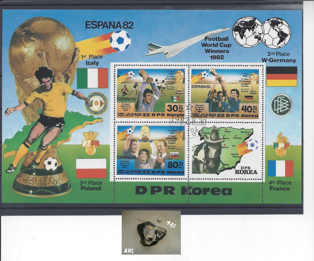 Bild 1 von Briefmarken, Block, Ausland, football world cup winners 1982