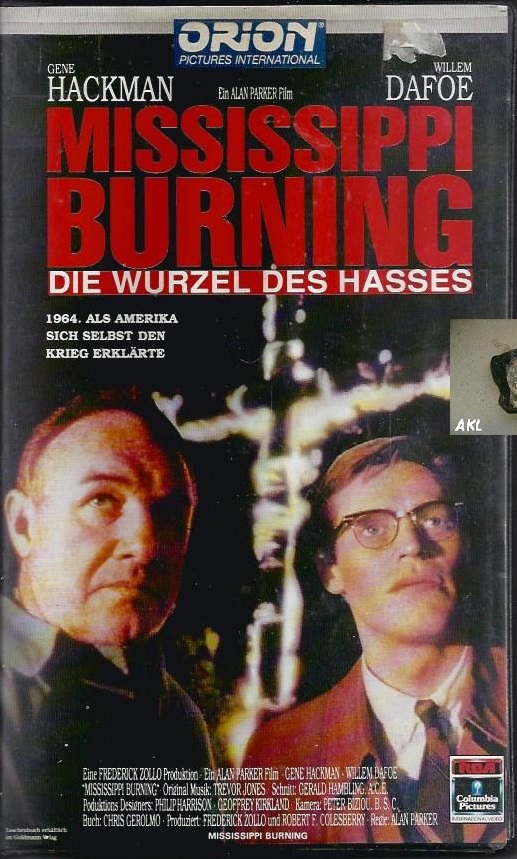 Bild 1 von Mississippi Burning, Die Wurzel des Hasses, VHS