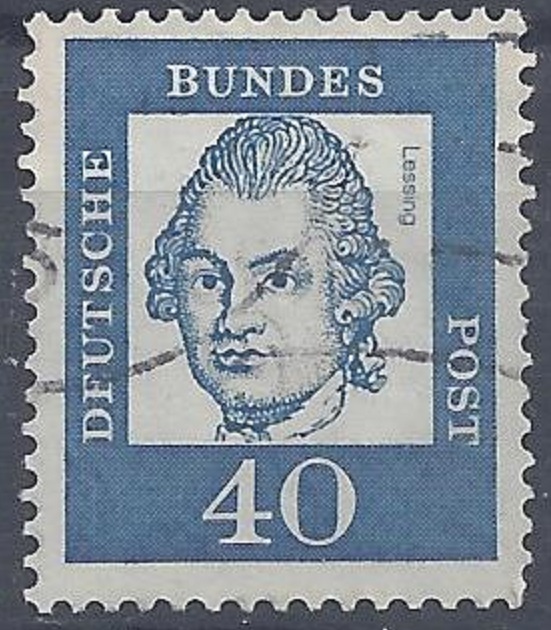 Bild 1 von Mi. Nr. 355, BRD, Bund, Freimarke 40, gestempelt