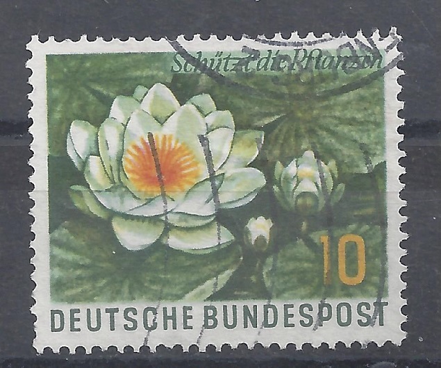 Bild 1 von Mi. Nr. 274, BRD, Bund, Jahr 1957, Schützt die Pflanzen 10, V3a, gestempelt