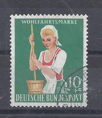 Bild 1 von Mi. Nr. 298, BRD, Bund, Jahr 1958, Wohlfahrt 10+5, gestempelt