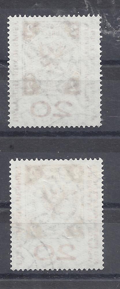 Bild 1 von Mi. Nr. 311 und 311a, Bund, BRD, 1959, Int. PWZ, V1a, gestempelt