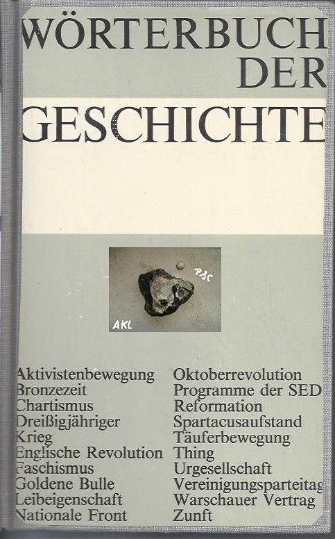 Bild 1 von Wörterbuch der Geschichte, A-K, Dietz Verlag