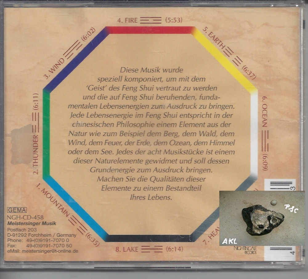 Bild 1 von Feng Shui, Music for tuning into the fundamental energies, CD