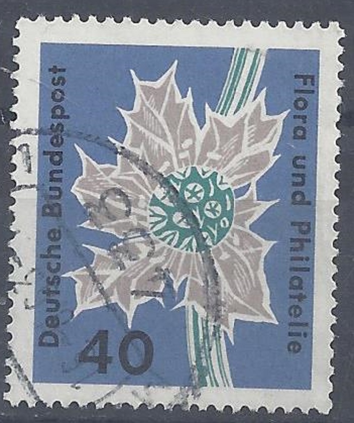 Bild 1 von Mi. Nr. 395, Briefmarkenausstellung Flora Philatelie 40, Jahr 1963, gestempelt
