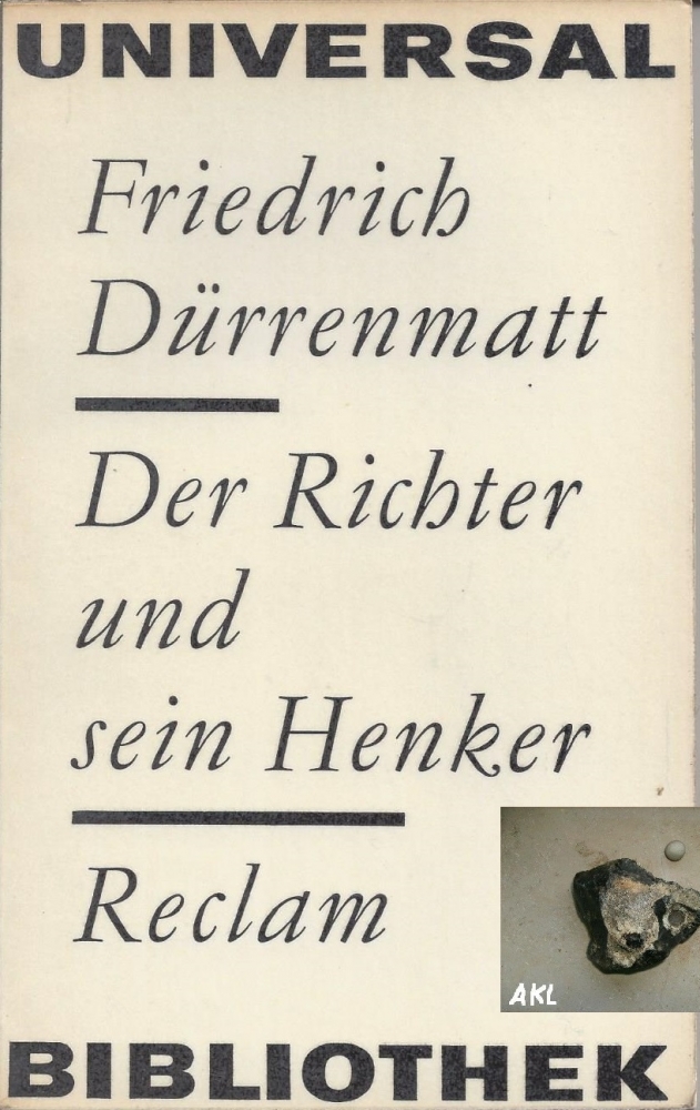 Bild 1 von Der Richter und sein Henker, Friedrich Dürrenmatt, Reclam