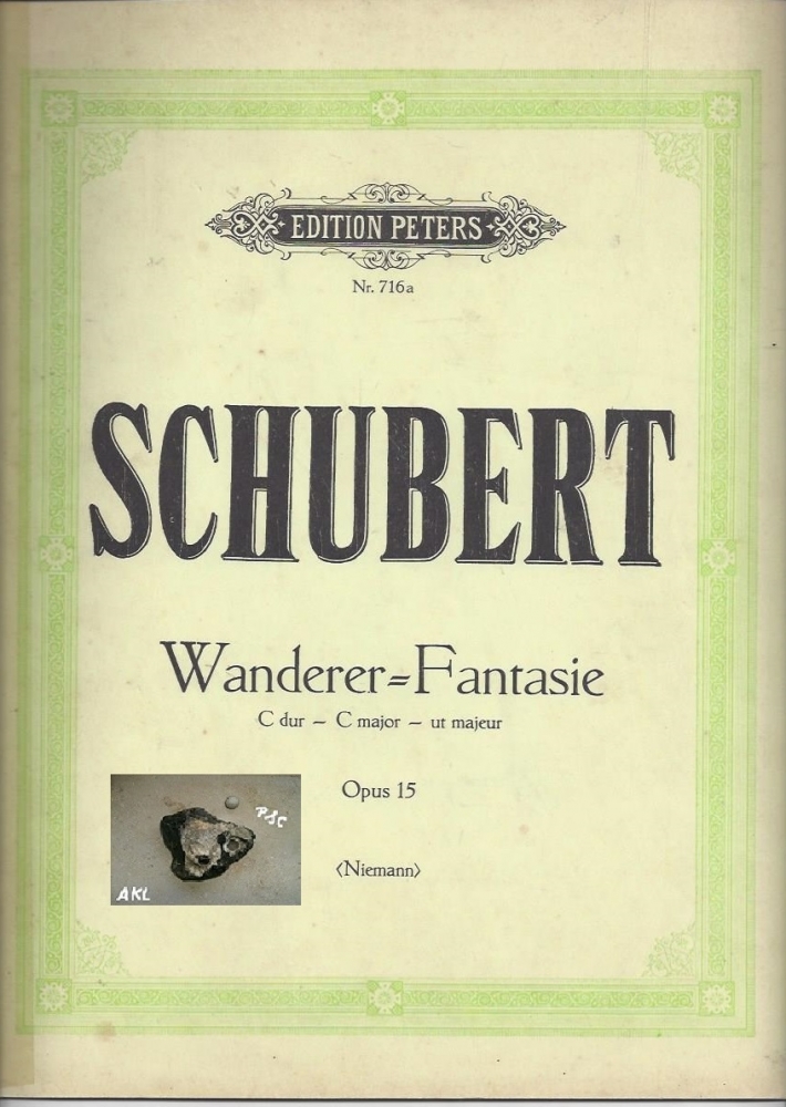 Bild 1 von Schubert, Wanderer Fantasie, C dur, Opus 15, Edition Peters Nr. 716a