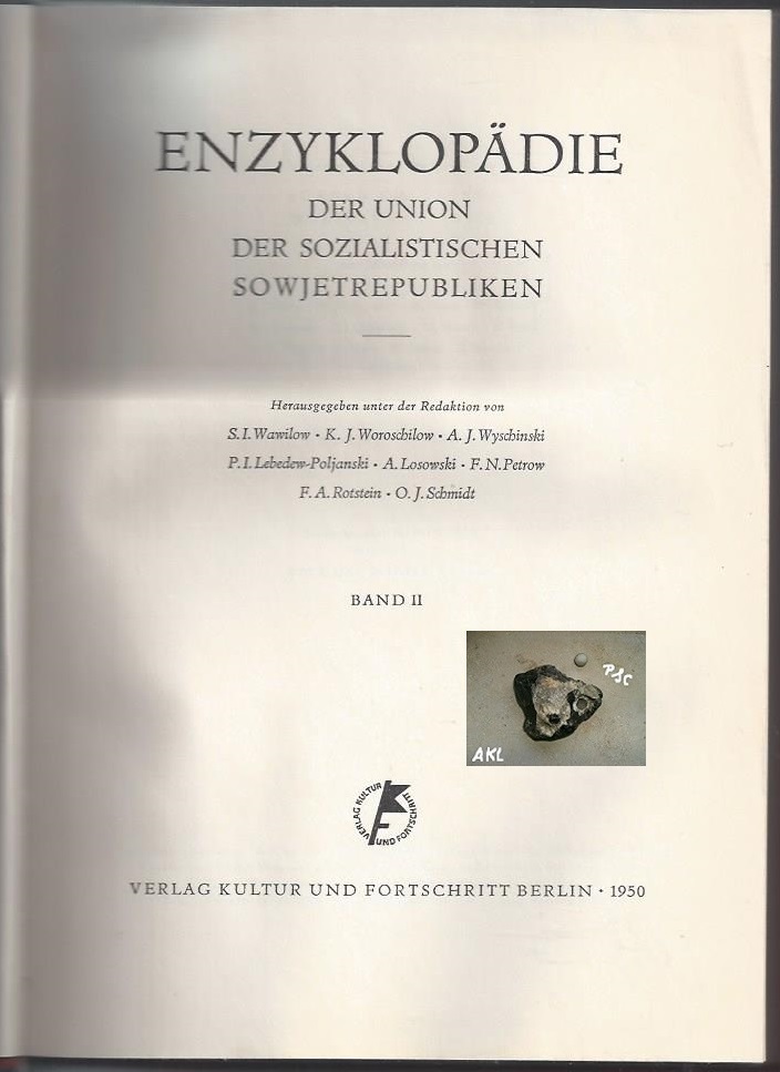 Bild 1 von Enzyklopädie der Union der sozialistischen Sowjetrepubliken, B 1+2 ** ✔️