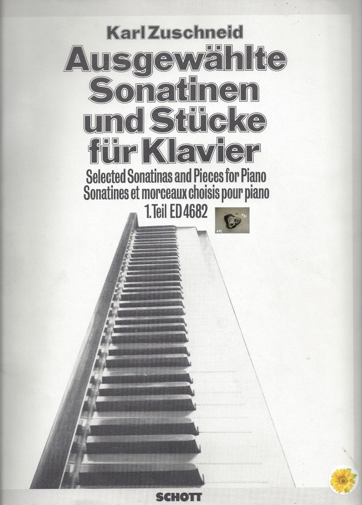 Bild 1 von Karl Zuschneid, ausgewählte Sonatinen und Stücke für Klavier
