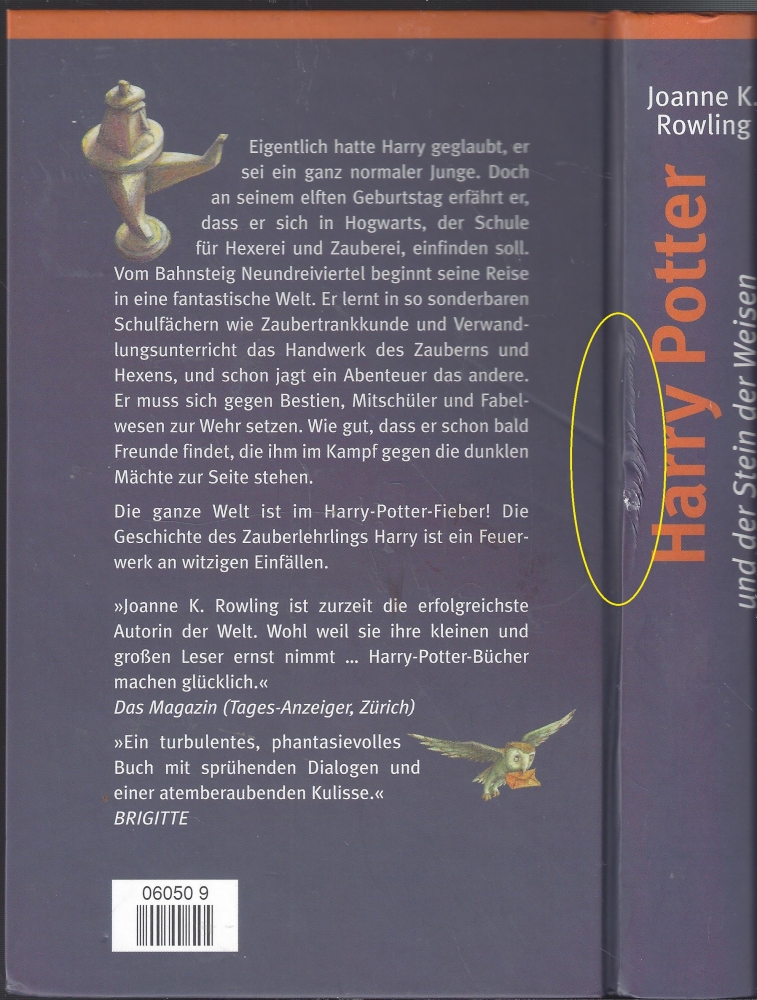 Bild 1 von Harry Potter und der Stein der Weisen, Joanne K. Rowling