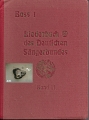 Liederbuch des deutschen Sängerbundes, Bass I