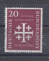 Bild 1 von Mi. Nr. 236, BRD, Bund, Jahr 1956, Dt ev. Kirchentag 20, gestempelt