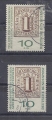Bild 1 von Mi. Nr. 310 und oder 310a, Bund, BRD, 1959, Int. PWZ, V1a, gestempelt