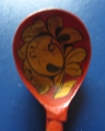 Bild 2 von russischer Holzlöffel 103989 kurz, russische Volkskunst, loschki