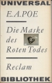 Die Maske des Roten Todes, E. A. Poe, Reclam