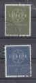 Mi. Nr. 320 und 321, Bund, BRD, 1959, Europamarken, V1a, gestempelt