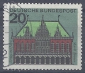 Mi. Nr. 425, Hauptstädte, Bremen 20, Jahr 1964, gestempelt