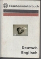 Taschenwörterbuch Deutsch Englisch, Reinhild Böhnke, VEB
