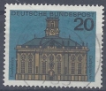 Mi. Nr. 427, Hauptstädte, Saarbrücken 20, Jahr 1964, gestempelt