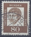 Bild 1 von Mi. Nr. 359, BRD, Bund, Freimarke 80, Jahr 1961, gestempelt