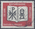 Bild 1 von Mi. Nr. 382, BRD, Bund, Jahr 1962, 100 J. Württembergische Bibelanstalt 20, gestempelt