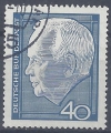 Bild 1 von Mi. Nr. 430, Wiederwahl Heinrich Lübke 40, Jahr 1964, gestempelt