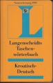 Langenscheidts Taschenwörterbuch, Kroatisch Deutsch