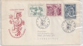 Ersttagsbrief FDC Tschechoslowakei, 25.05.1949 - Praha 7, SJEZD KSt, Brief gestempelt
