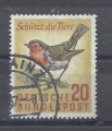 Bild 1 von Mi. Nr. 275, BRD, Bund, Jahr 1957, Schützt die Tiere 20, V2a, gestempelt