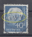 Bild 1 von Mi. Nr. 260, BRD, Bund, Jahr 1957, Theodor Heuss 40, Varia 2a
