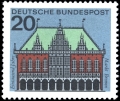 Mi. Nr. 425, Hauptstädte, Bremen 20, Jahr 1964, ungestempelt