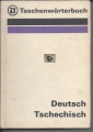 Taschenwörterbuch, Deutsch Tschechisch, VEB