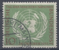Bild 1 von Mi. Nr. 221, BRD, Bund, Tag der vereinten Nationen 10, gestempelt