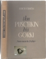Von Puschkin bis Gorki, Neun russische Dichter, Erich Fabian