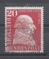 Bild 1 von Mi. Nr. 277, BRD, Bund, Jahr 1957, Freiherr vom Stein 20, V2a, gestempelt
