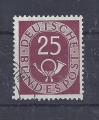Mi.Nr. 131, BRD, Bund, Jahr 1951, Posthorn 25, braun, gestempelt