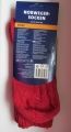 Norweger Socken, Größe 39 bis 42, rot