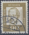 Bild 1 von Mi. Nr. 360, BRD, Bund, Freimarke 90, Jahr 1961, gestempelt