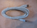 Computer USB Kabel 2,90 m Netzkabel PC Strom für z. B. Drucker
