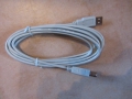 Bild 1 von Computer USB Kabel 2,90 m Netzkabel PC Strom für z. B. Drucker