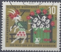 Bild 1 von Mi. Nr. 408, Märchen Gebrüder Grimm 10, Jahr 1963, gestempelt